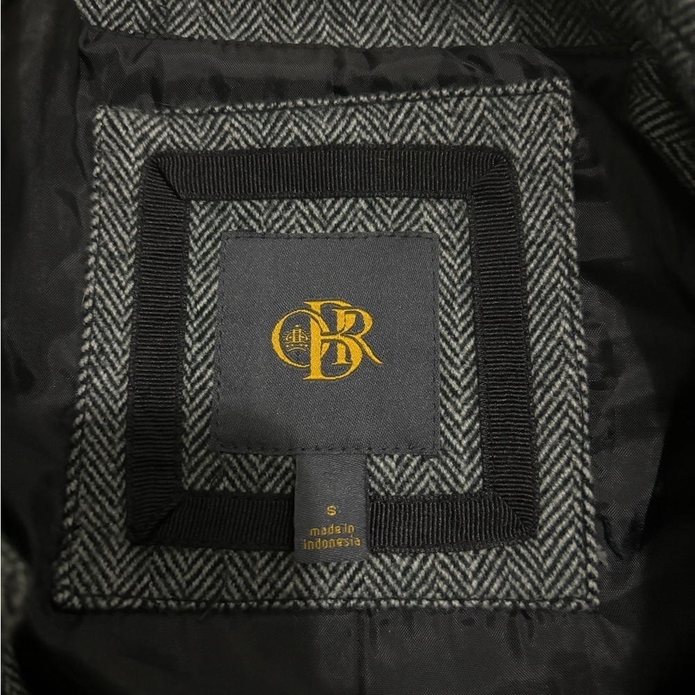 OBR Blazer Jacket. Gray/Black pattern. Wool blend. Size Small - Picture 3 of 7